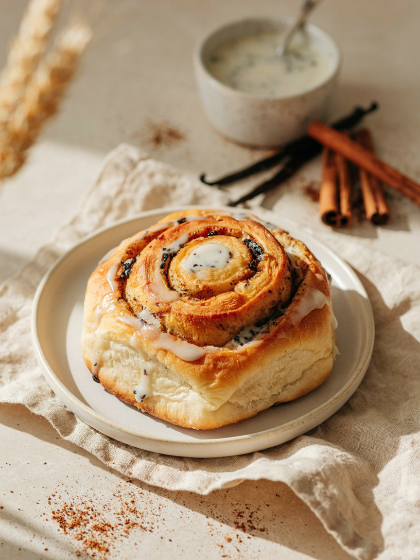Glazed Cinnamon Brioche (New)