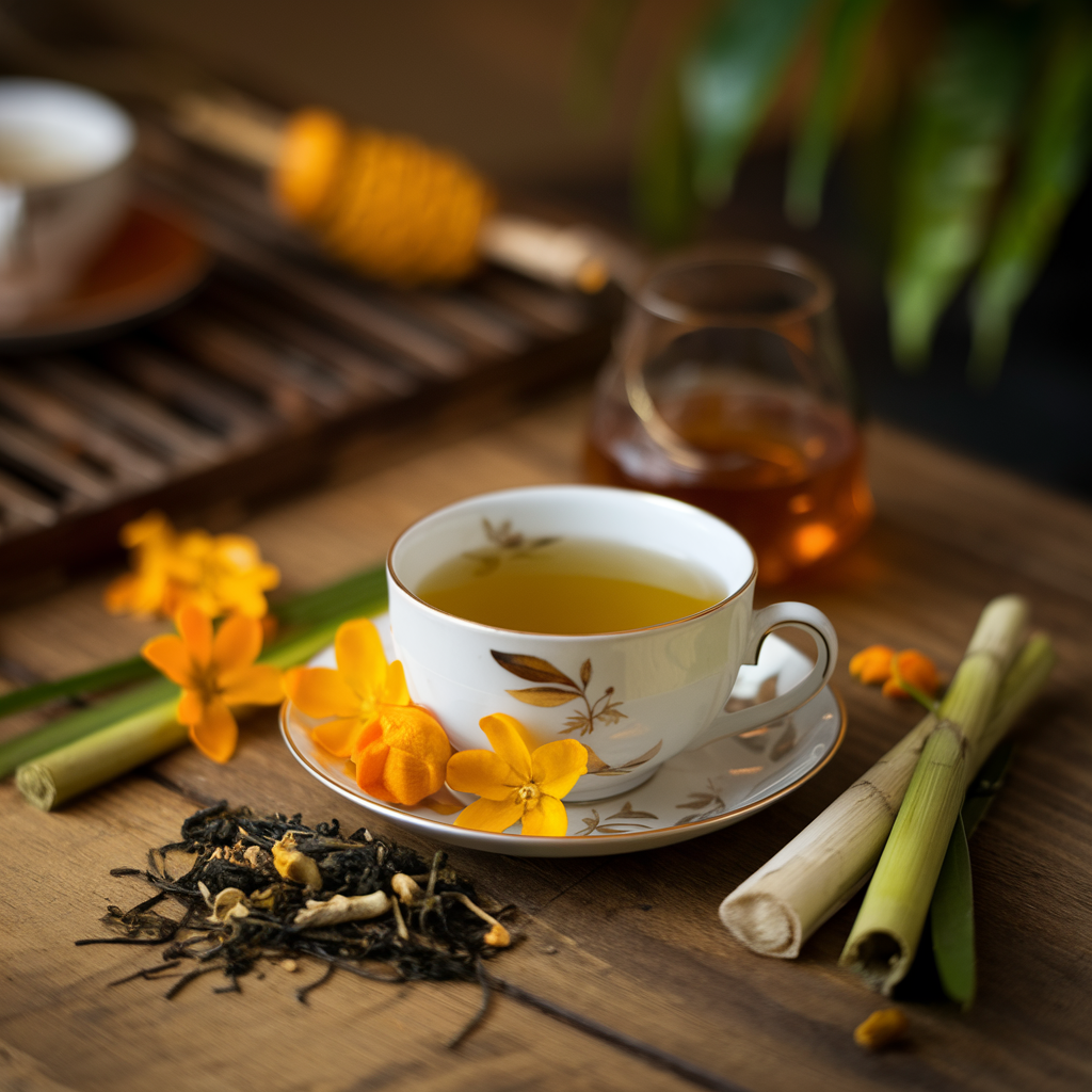 Simbi Tea GREEN TEA & LEMONGRASS - Luxury Hotel Aroma by Simbi – SimbiFragrance